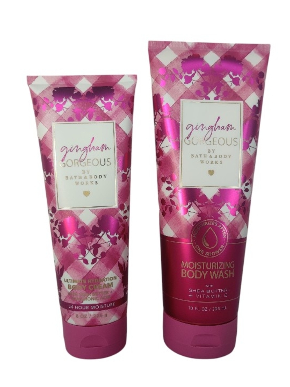 B&BW Gingham Gorgeous Moisturizing Body Wash & Ultimate Hydration Body Cream